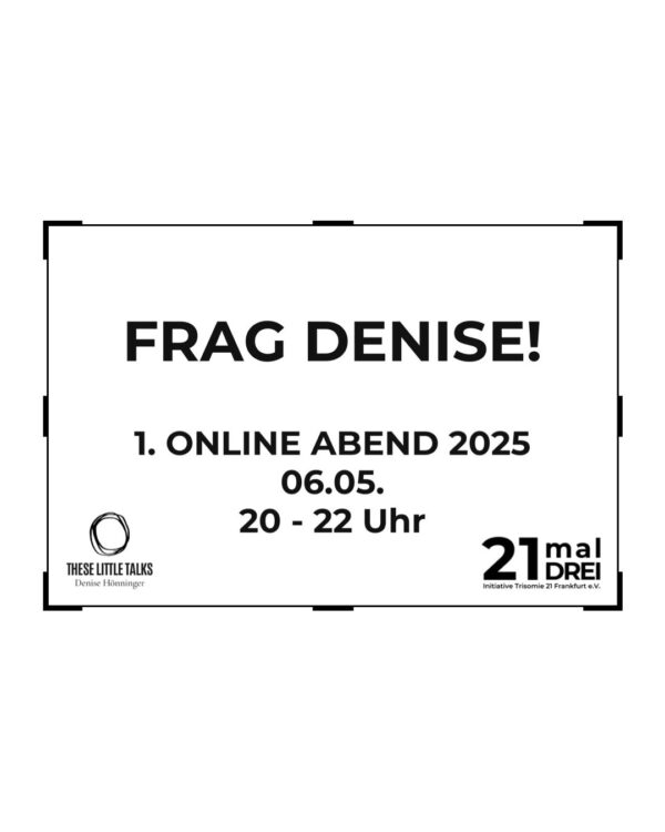 Erster Online-Abend "Frag Denise" 2025 - Logopädie, Wahrnehmung, Verhalten