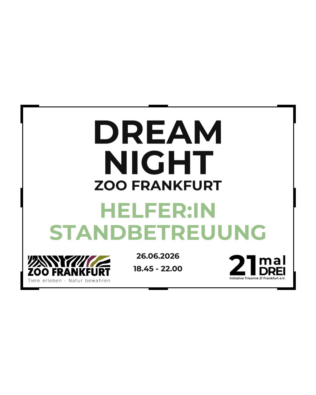 Dream Night 2026 - Stand Betreuung