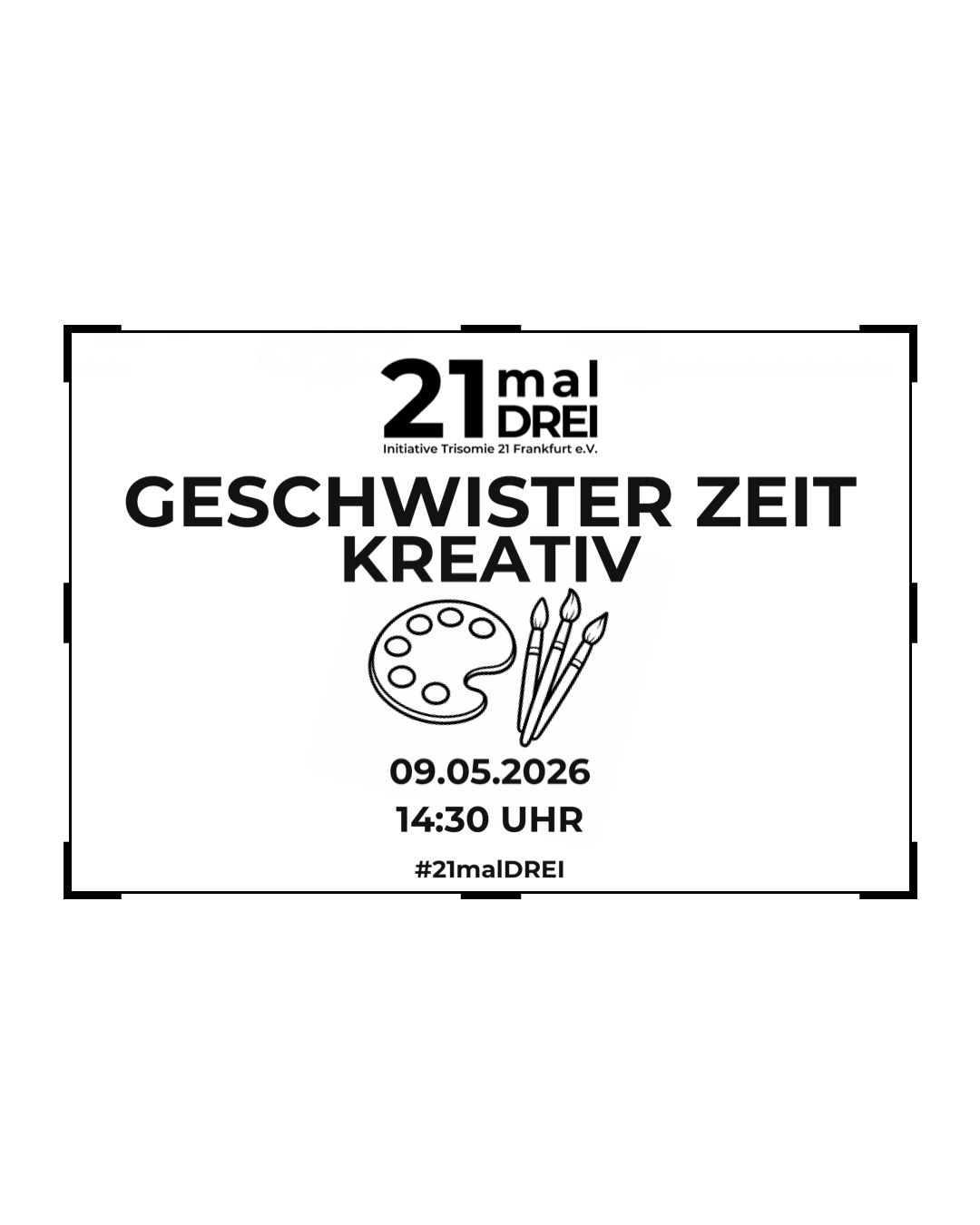 Geschwisterzeit kreativ - Eine besondere Auszeit für Geschwisterkinder ab 8 Jahren