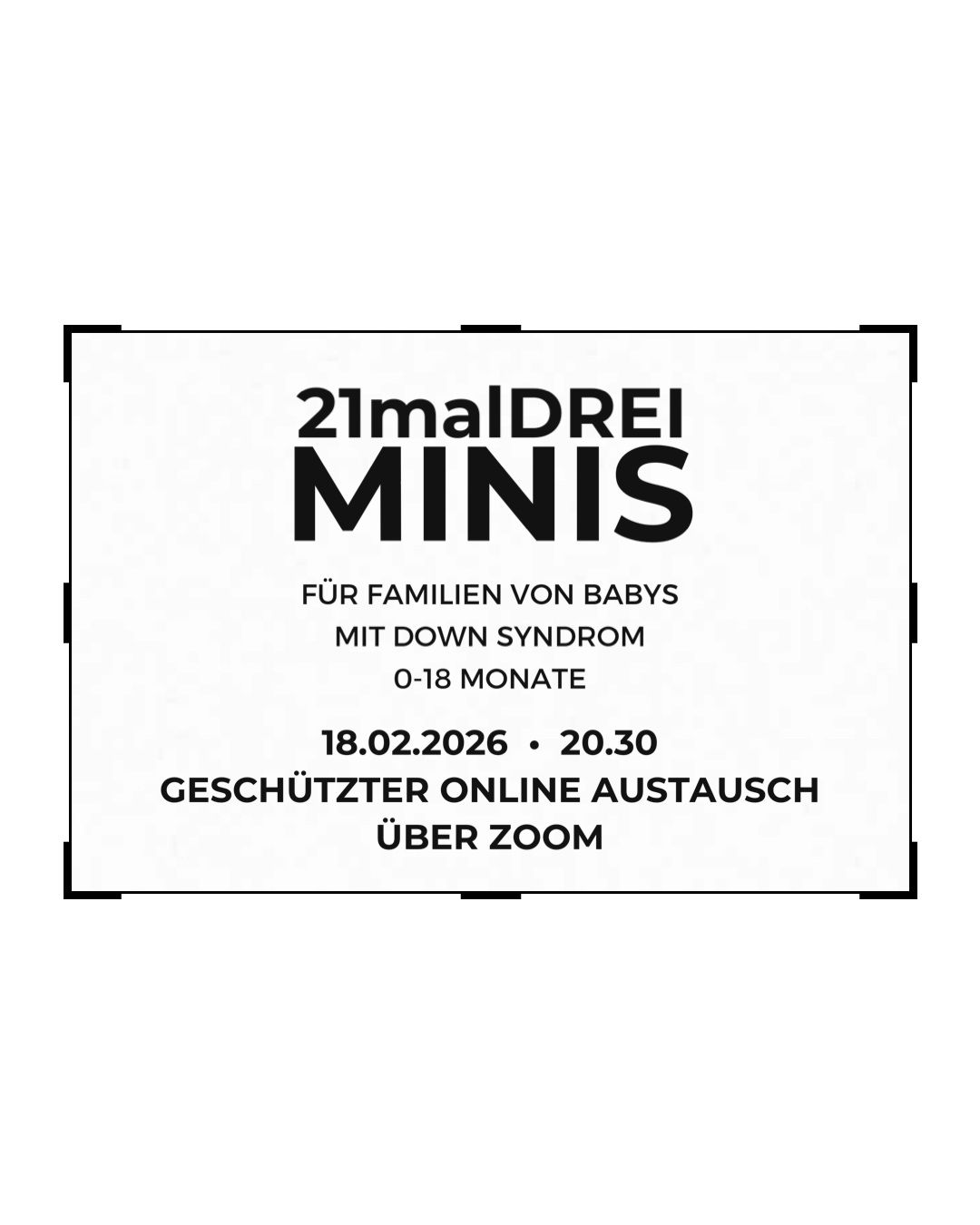 MINIS: Geschützter Online-Austausch für Eltern von Babys mit Down-Syndrom (0–18 Monate) Februar 2026