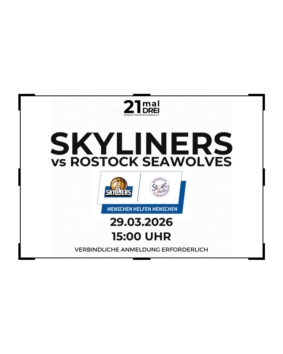 Besuch Frankfurt Skyliners vs Rostock Seawolves