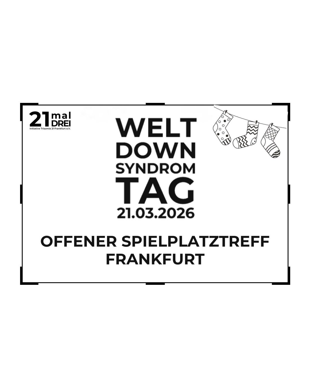 Welt-Down-Syndrom-Tag 2026: Offener Spieplatztreff