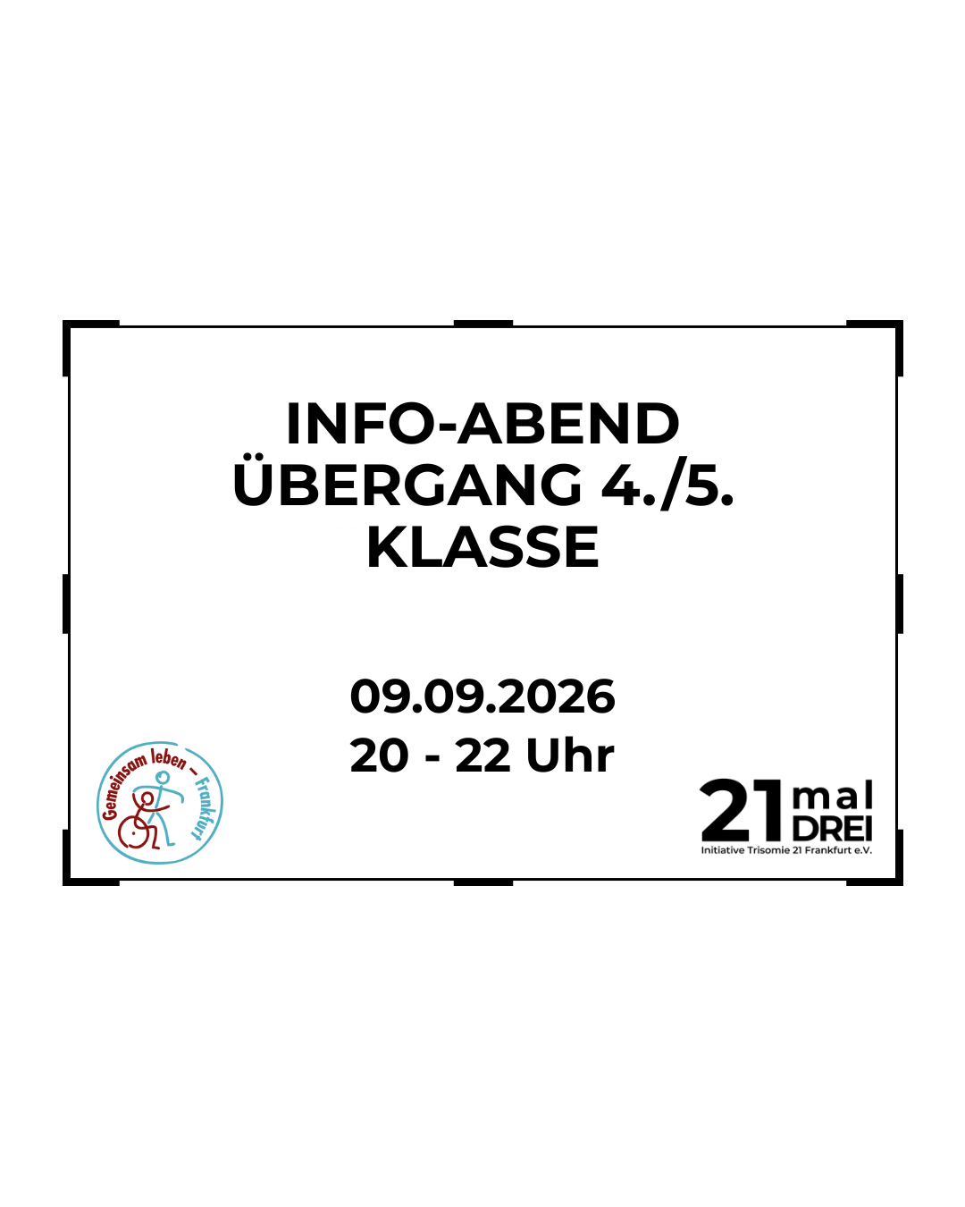 Info-Abend Übergang 4./5. Klasse